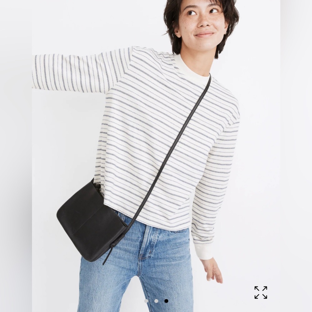 NWT Madewell The Knotted Crossbody Bag Leather/Rustic Twig - Picture 7 of 16